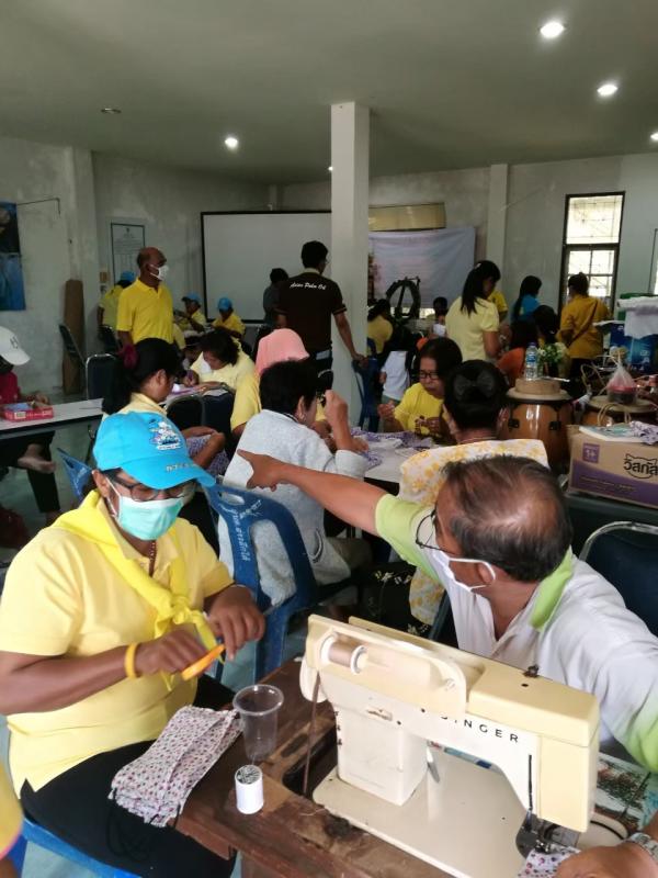 โครงการอบรมเชิงปฏิบัติการให้ความรู้ในการป้องกันโรคติดเชื้อไวรัสโคโรนา และการจัดทำหน้ากากอนามัย